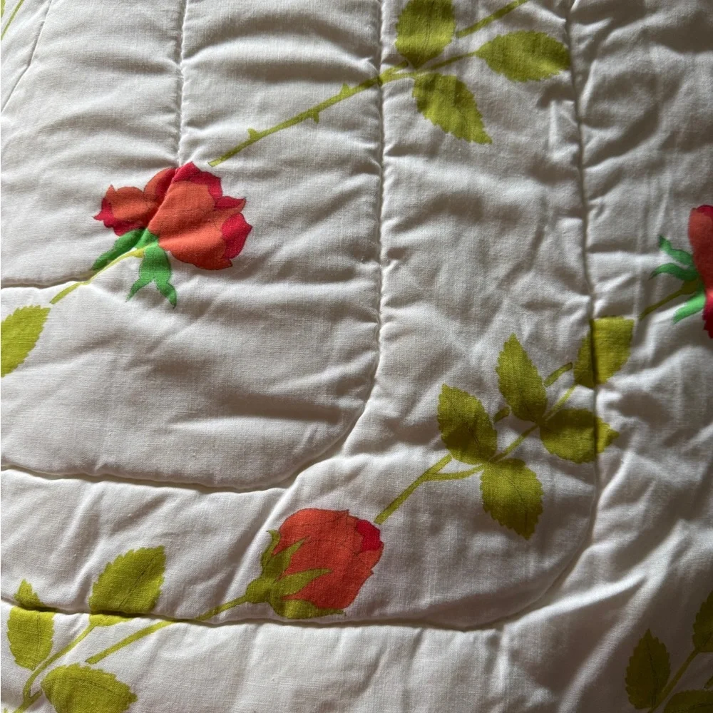 VINTAGE WAMSUTTA CHRISTIAN DIOR ROSE KING COMFORTER